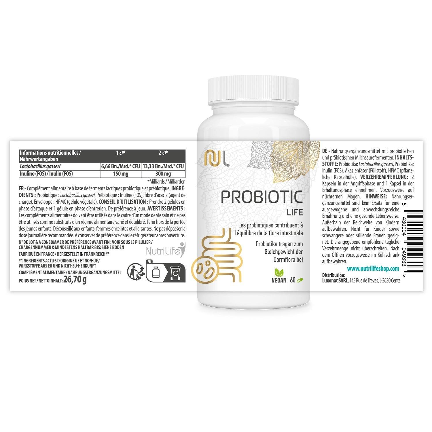 Label Probiotic Life