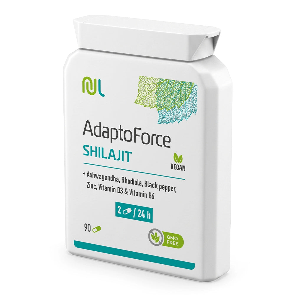 AdaptoForce – Complexe premium au Shilajit, Ashwagandha KSM-66®, Rhodiola, zinc et vitamines