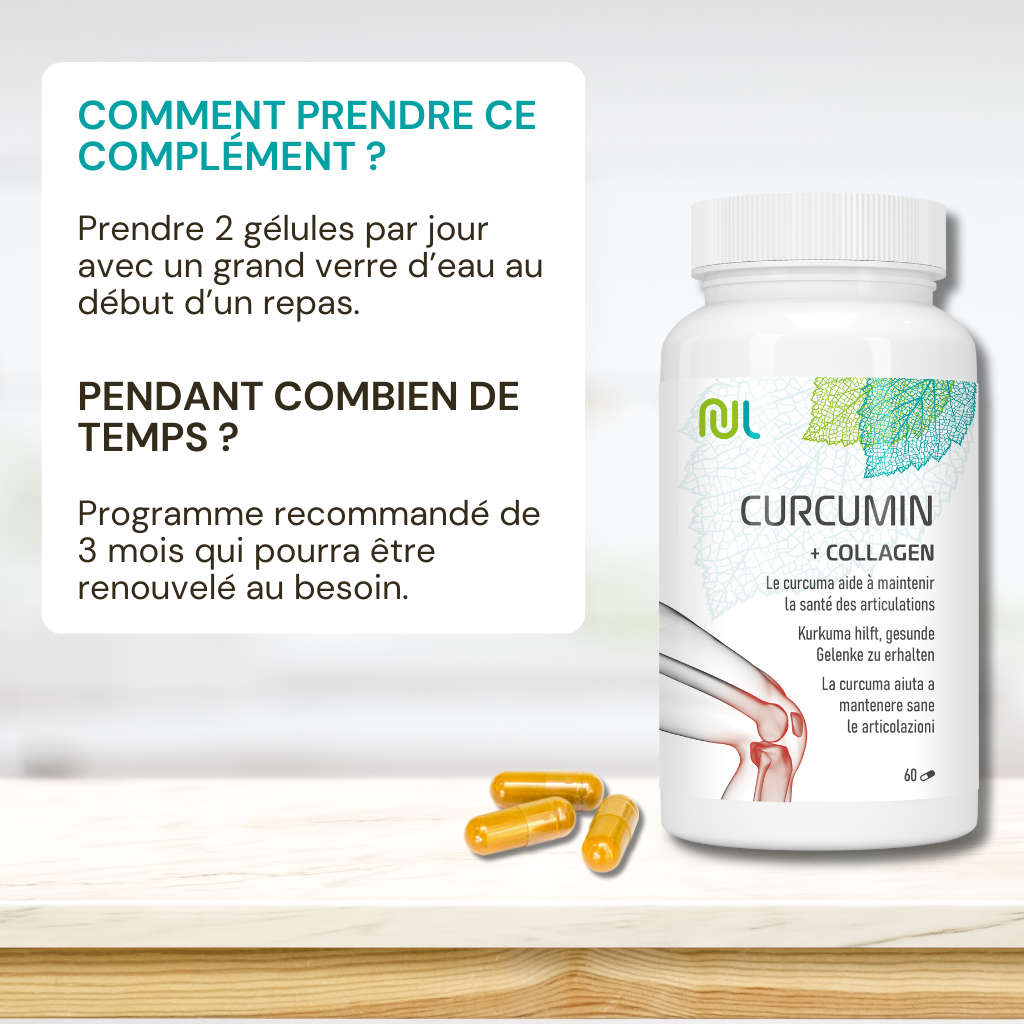 Wie nehme ich Curcuma Collagen Nutrilife?