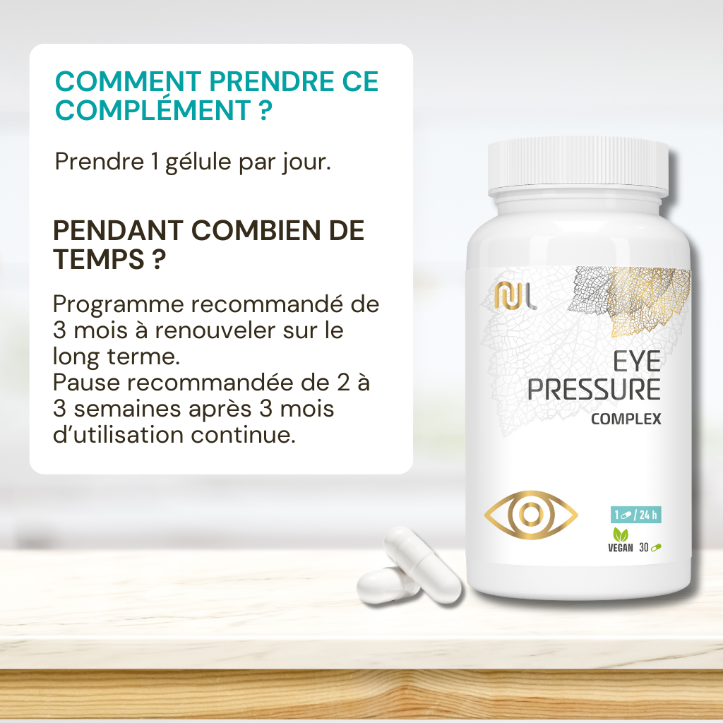comment utiliser Eye Pressure Complex - tension oculaire Nutrilife