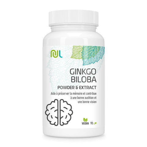 Extrait de Ginkgo biloba - microcirculation sanguine - NutriLife Shop