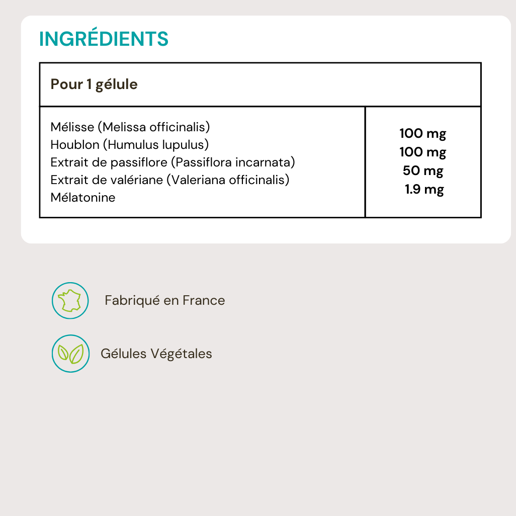 Felice Notte Nutrilife Melatonina Ingredienti
