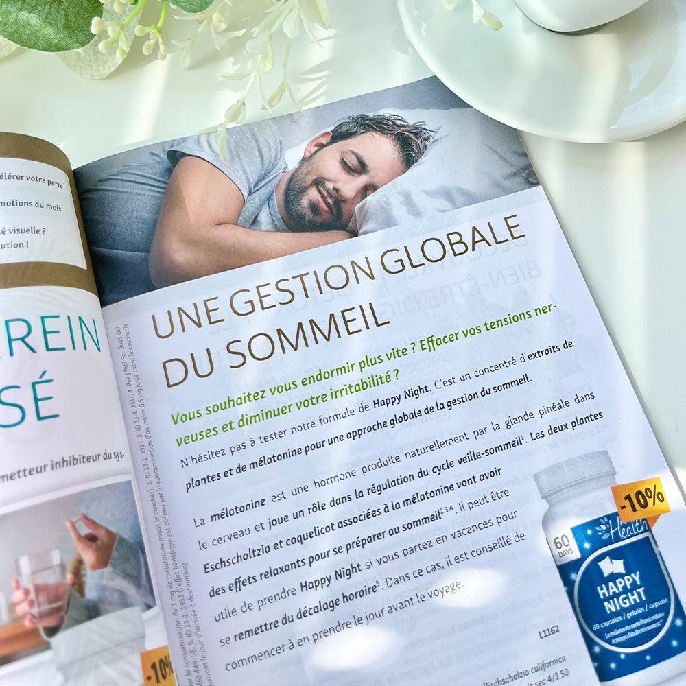 Happy Night : Mélatonine 1,9 mg - NutriLife Shop
