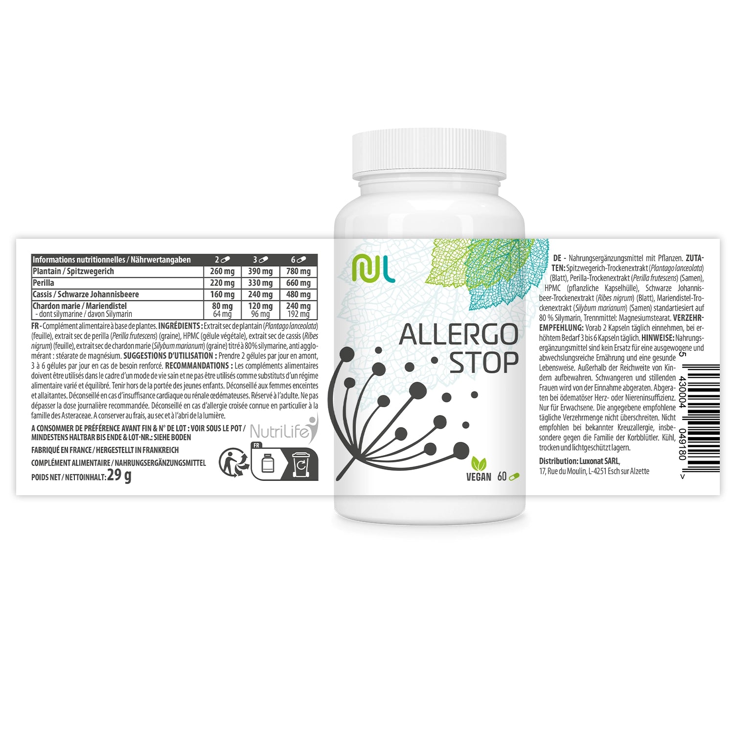 Allergo STOP - effet apaisant voies respiratoires