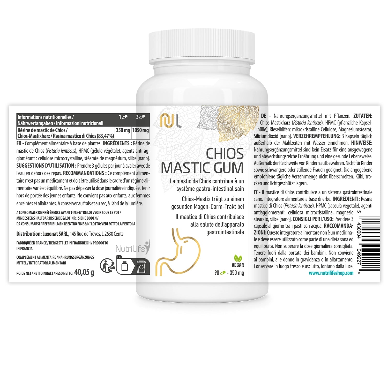 Chios-Mastix (Mastixbaumharz) - Magen-Darm-Gesundheit