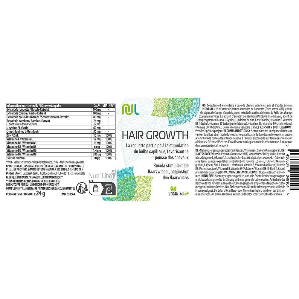 Hair Growth (Croissance des cheveux) - NutriLife Shop