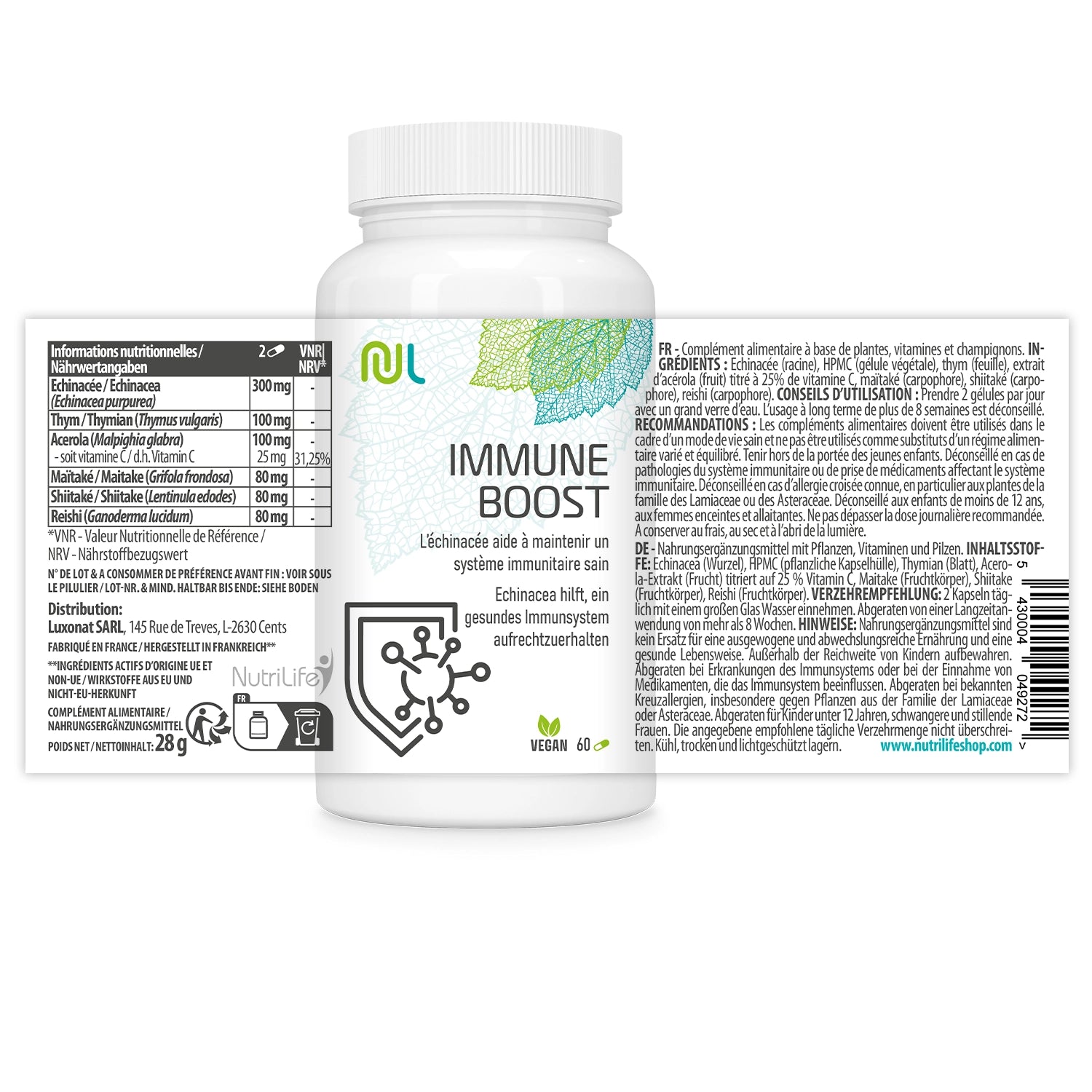 Immune Boost - système immunitaire et fatigue