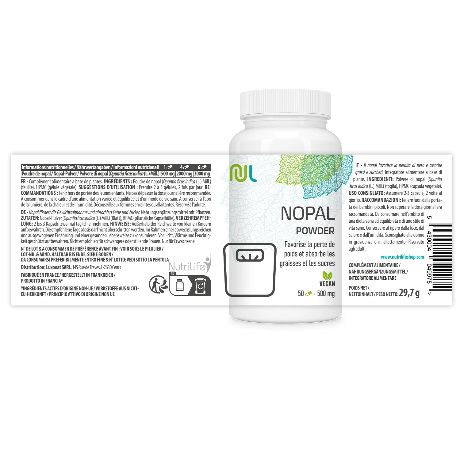 Nopal - pour favoriser un poids sain