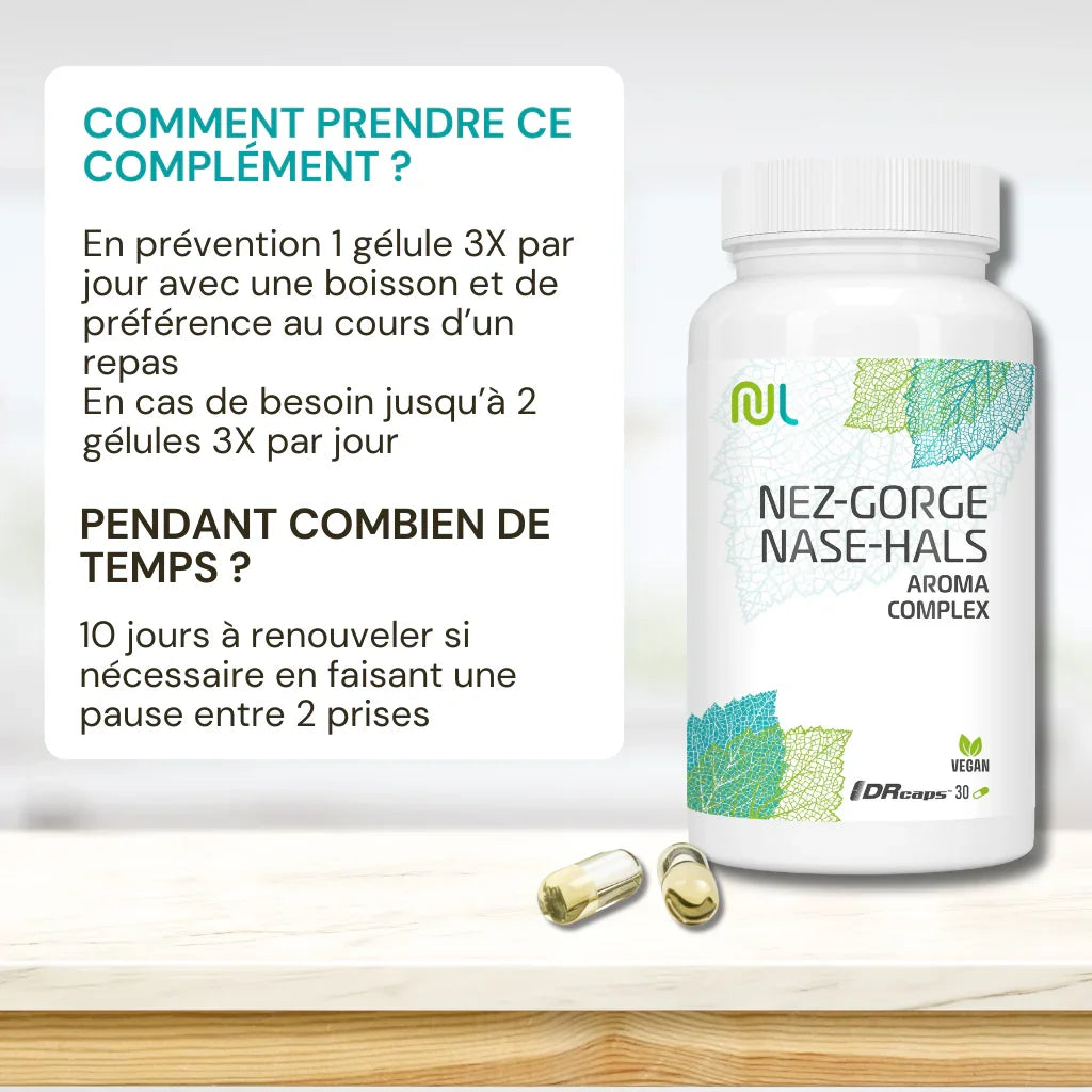 Come utilizzare Nez-Gorge Aroma Complex Nutrilife