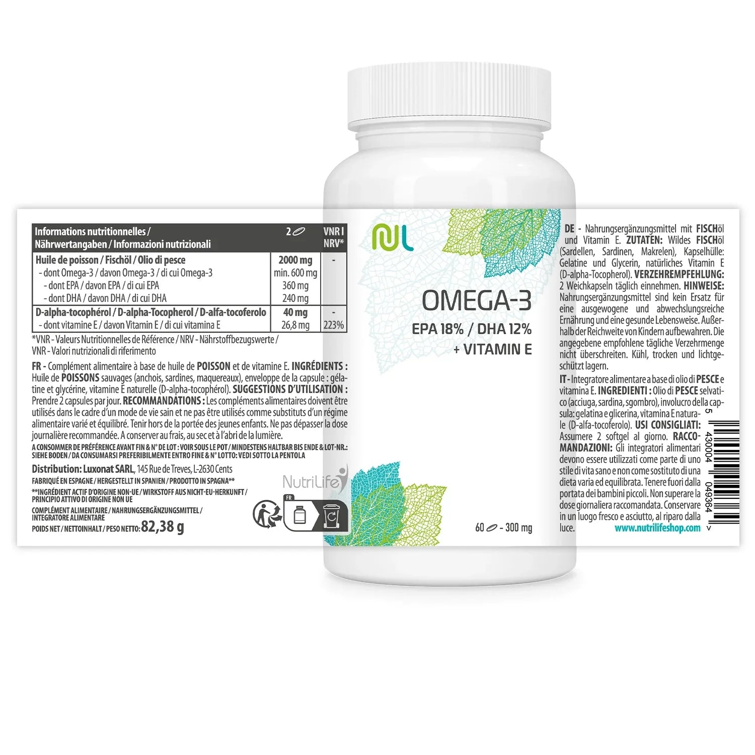 Omega-3 EPA/DHA + Vitamin E